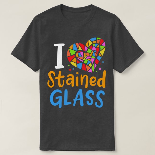 Stained Glass Art T-Shirt (Design Front)
