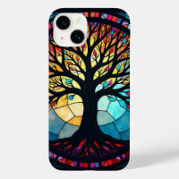 Stained Glass Art, Tree of Life Stained Glass