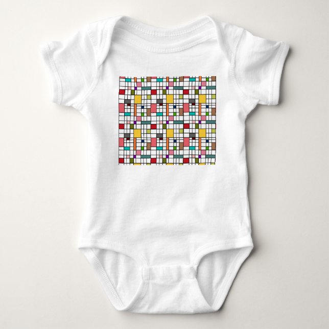 Stained Glass  Baby Bodysuit (Front)