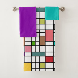 Stained Glass Bath Towel Set