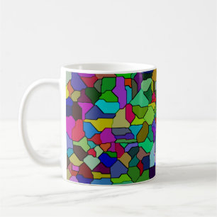 Stained Glass Block Tile 11oz Mug