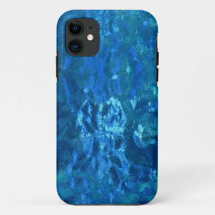 Stained Glass Blue iPhone 11 Case