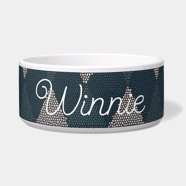 Stained Glass Blue Diamond (Front)