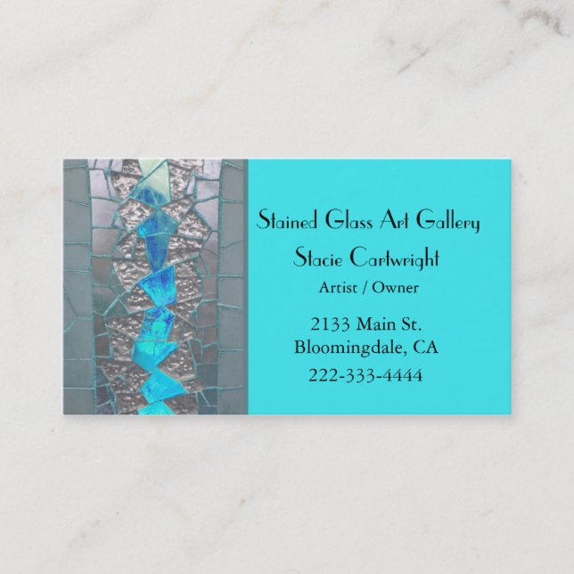Stained Glass Business Card (Front)