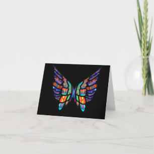 Stained Glass Butterfly for all occasions Card