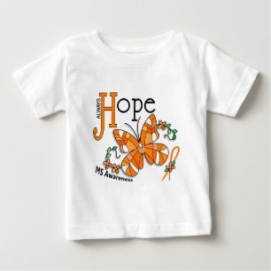 Stained Glass Butterfly MS Baby T-Shirt