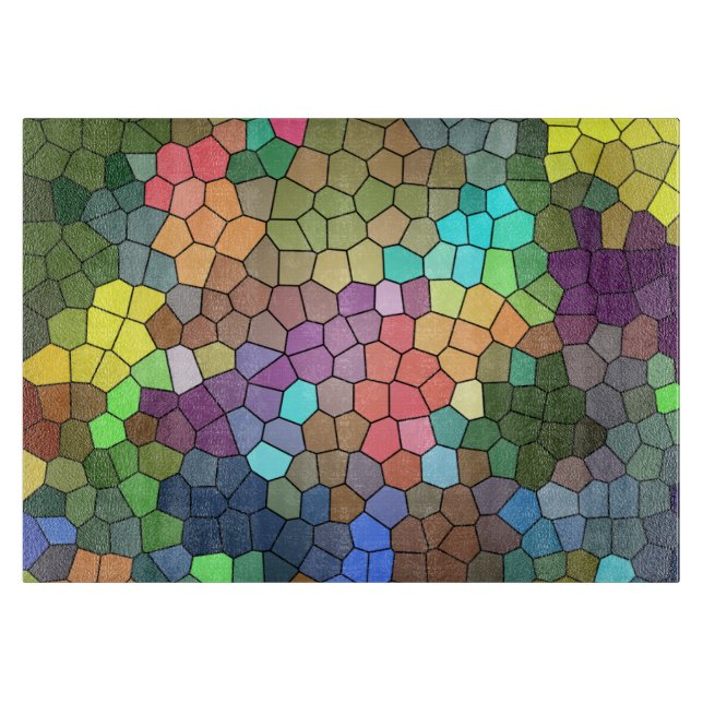 Stained Glass by Shirley Taylor Cutting Board (Front)