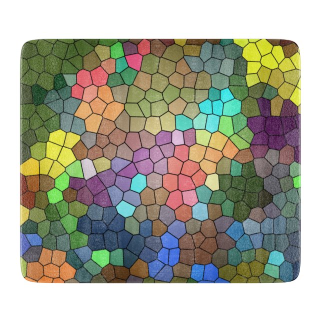 Stained Glass by Shirley Taylor Cutting Board (Front)