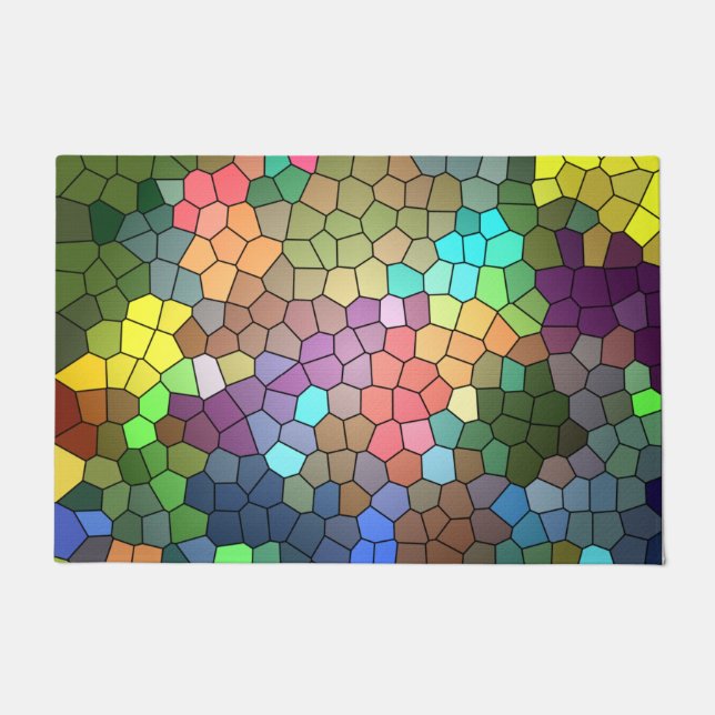 Stained Glass by Shirley Taylor Doormat (Front)