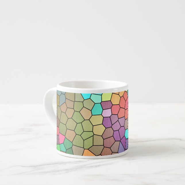 Stained Glass by Shirley Taylor Espresso Cup (Front Left)