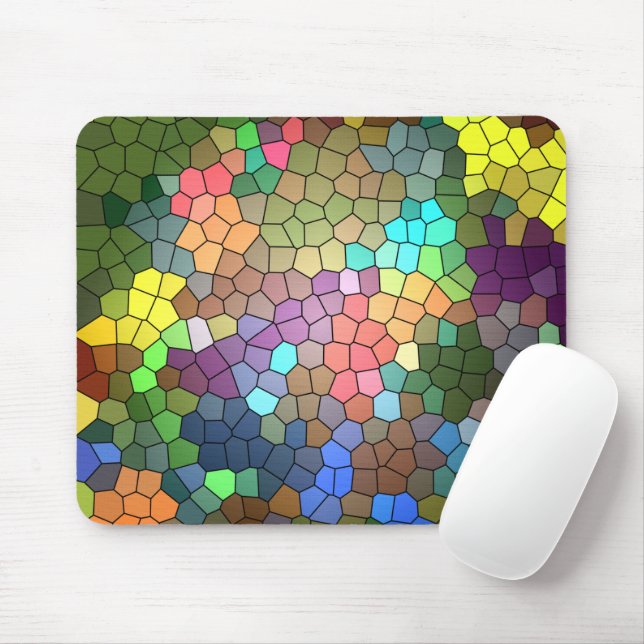 Stained Glass by Shirley Taylor Mouse Pad (With Mouse)