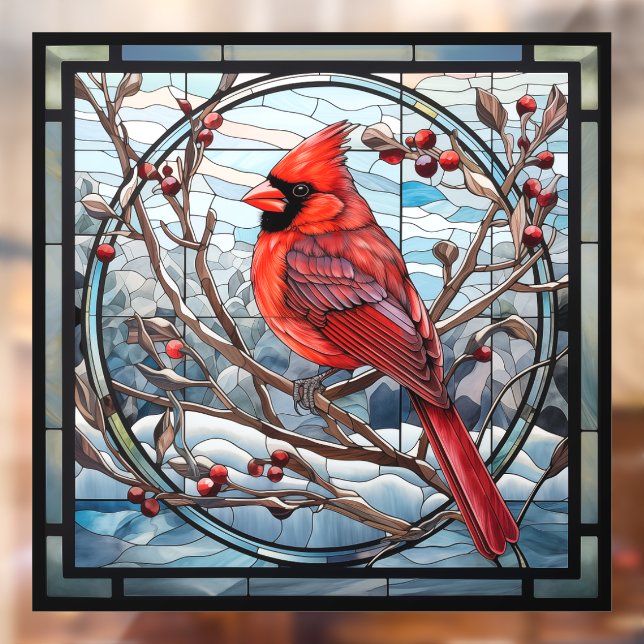 Stained Glass Cardinal (Sheet 2)