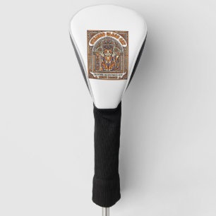 Stained Glass Cat Cat Stained Glass Church Vintage Golf Head Cover