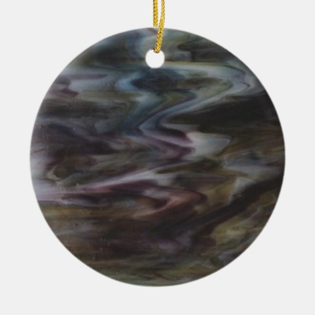 Stained Glass Ceramic Ornament (Front)