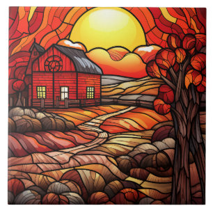 Stained Glass  Ceramic Tile