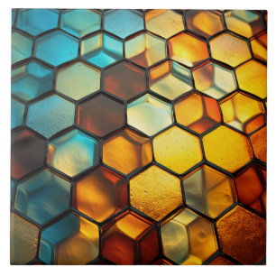  Stained Glass  Ceramic Tile