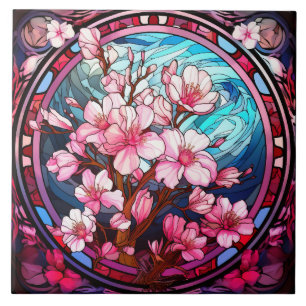 Stained Glass Ceramic Tile