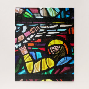 stained glass christ jigsaw puzzle