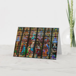 Stained Glass Christmas Card
