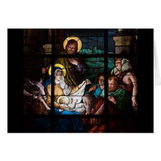 Stained Glass Christmas Card