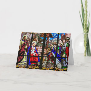 Stained Glass Christmas Card
