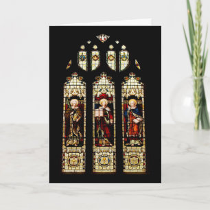 Stained Glass Christmas Card