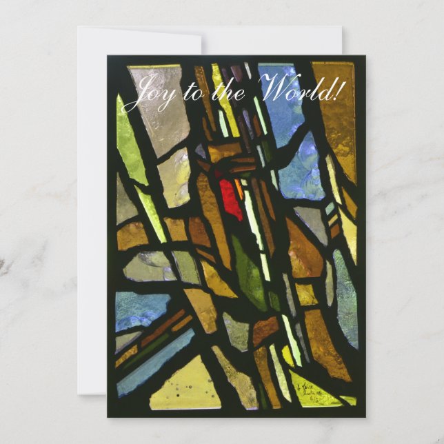 Stained Glass Christmas card (Front)