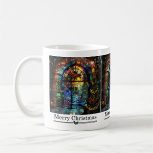 Stained Glass Christmas Mug