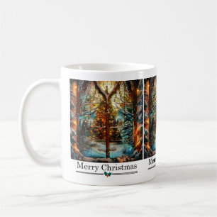 Stained Glass Christmas Mug