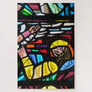 stained glass church jigsaw puzzle