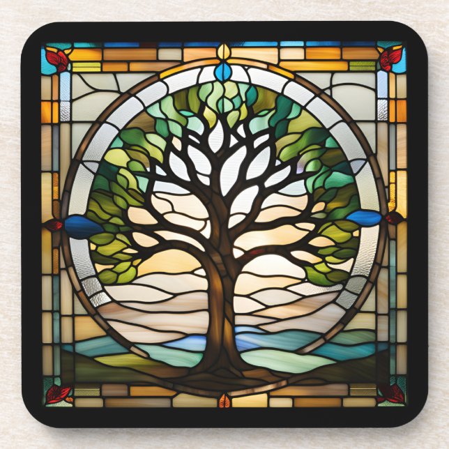 Stained Glass Coaster (Front)