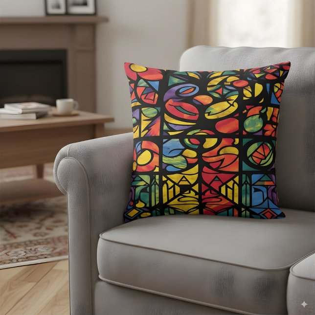 Stained Glass Cushion (Creator Uploaded)