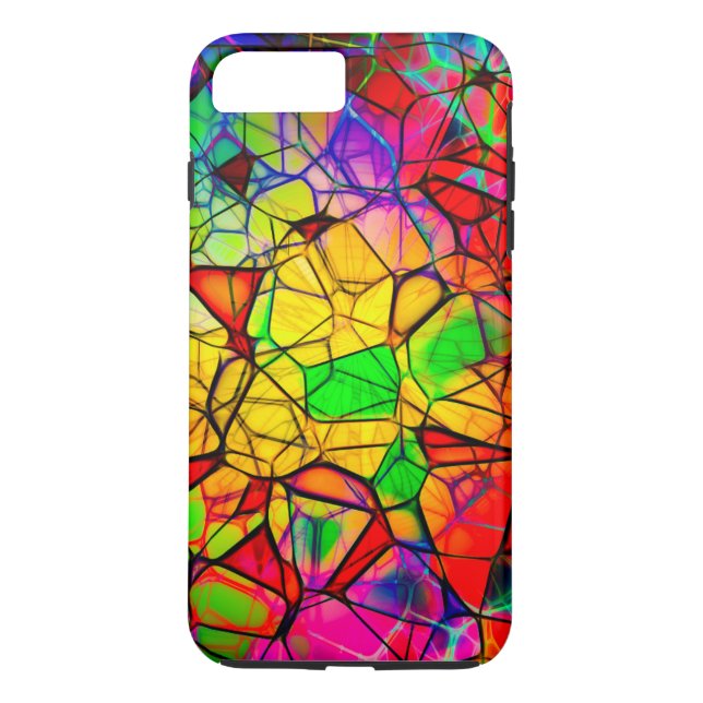 Stained Glass Design iPhone 7 Plus, Tough Case-Mate iPhone Case (Back)