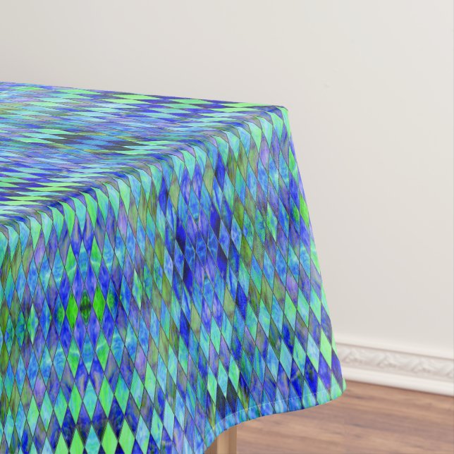Stained Glass Design Tablecloth (In Situ)