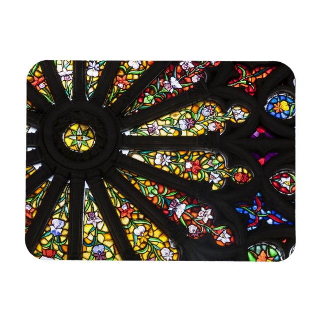 Stained Glass detail 2 Magnet (Horizontal)