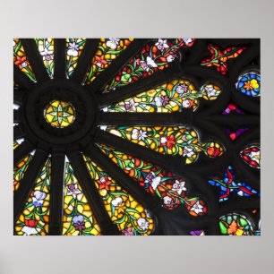 Stained Glass detail 2 Poster