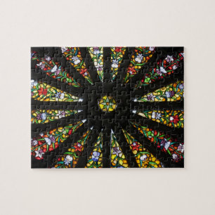 Stained Glass detail Jigsaw Puzzle