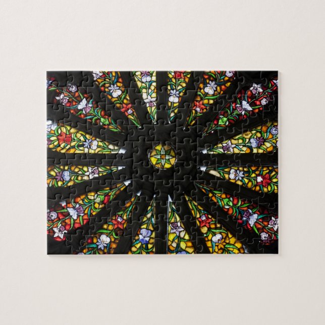 Stained Glass detail Jigsaw Puzzle (Horizontal)