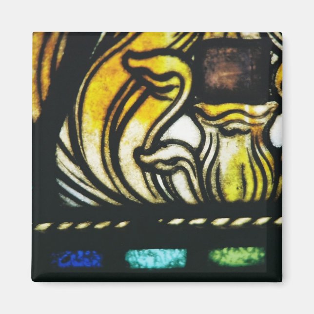 Stained Glass Detail Magnet (Front)