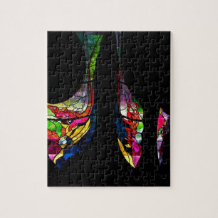 STAINED GLASS FANTASY JIGSAW PUZZLE