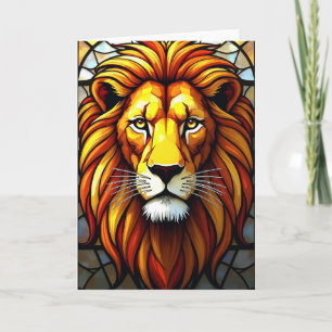 Stained Glass Fathers Day Card