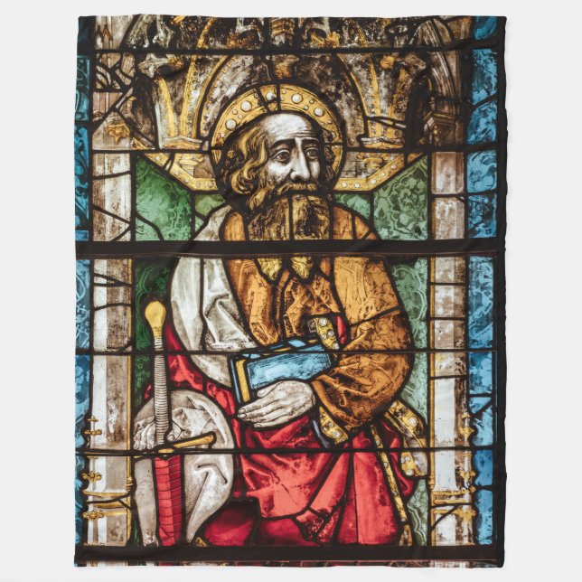 STAINED GLASS FLEECE BLANKET (Front)