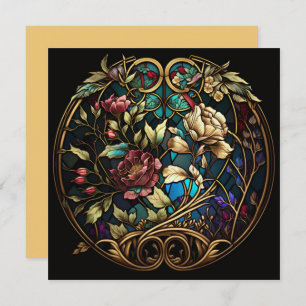 Stained Glass Floral Bouquet