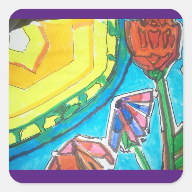 Stained Glass Garden Stickers (Front)