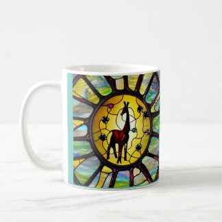 Stained Glass Giraffe Coffee Mug