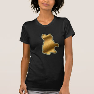 Stained Glass Gold Cat T-Shirt
