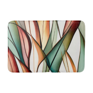 Stained-Glass Grass Bath Mat