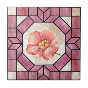 Stained Glass IMAGE Tile Design