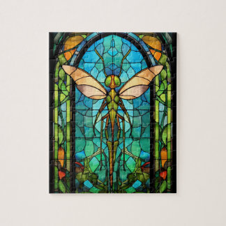 Stained Glass Insects Jigsaw Puzzle
