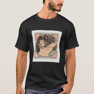 Stained Glass Inspired Goddess Illustration T-Shirt